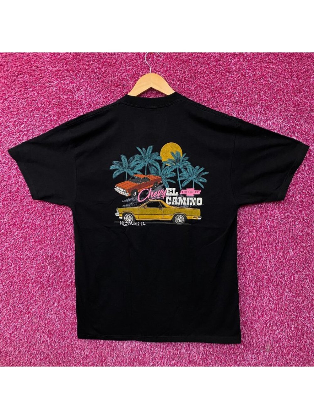 Chevrolet Hightail It Chevy El Camino Sunset Promotional T-Shirt Large